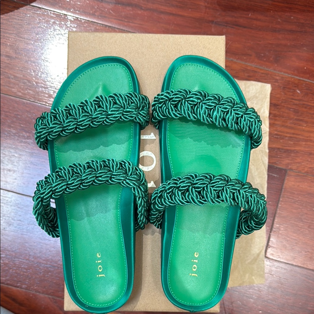 Joie Green Braided Women's Sandals